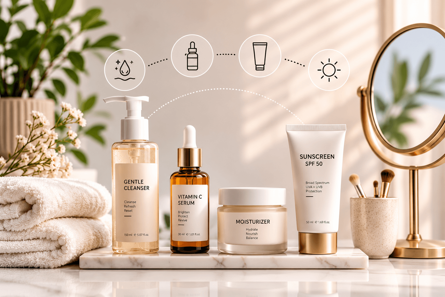 How to Build the Perfect Skincare Routine (Morning & Night) for Every Skin Type